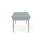 Lesro Lenox Steel 2 Seat Bench, Ash (Blue) Seat, Ash Back, 45 W 21 L 18.5 H, Linette Vinyl Seat LS2001 - alternate 3